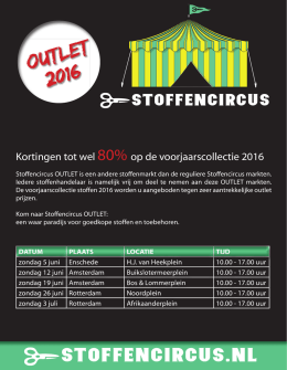 Stoffencircus OUTLET 2016