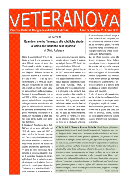 Percorsi Culturali Coriglianesi di Giulio Iudicissa Anno IV, Numero