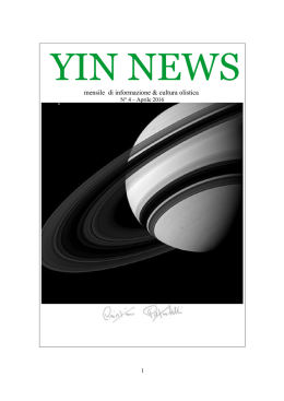 Yin news aprile 2016 - Libreria Cristina Pietrobelli