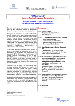 Programma - pdf - Agenzia delle Dogane e dei Monopoli