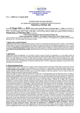 FRANCAVILLA FONTANA (BR) - Agenzia delle Dogane e dei