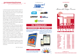 Locandina ITT 2016