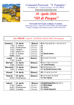 10 Aprile - Menta e Rosmarino