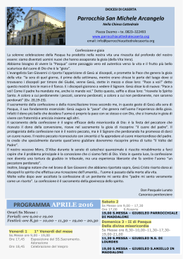 aprile 2016 - Parrocchia Cattedrale Caserta