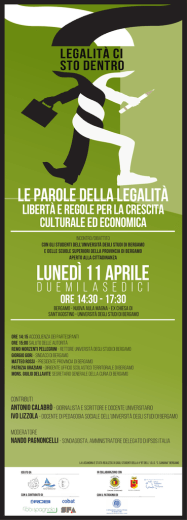 le parole della legalit&agrave; - Universit&agrave; degli Studi di Bergamo