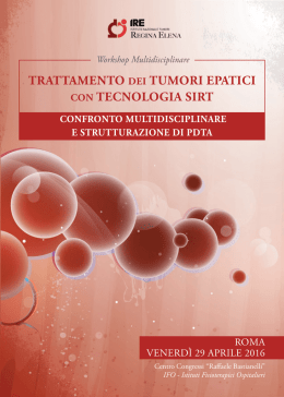 trattamento dei tumori epatici con tecnologia sirt