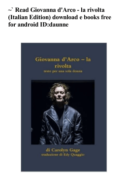 Read Giovanna d`Arco - la rivolta (Italian Edition