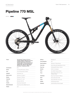 Pipeline 770 MSL - MTB
