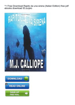 ^+ Free Rapito da una sirena (Italian Edition) free pdf