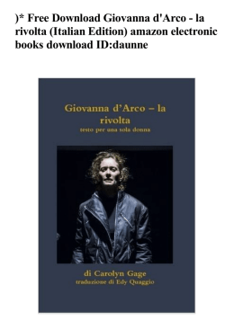 )* Free Giovanna d`Arco - la rivolta (Italian Edition