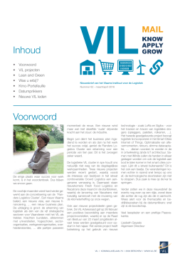 de nieuwsbrief in pdf - Vlaams Instituut voor de Logistiek