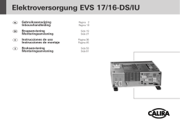 Elektroversorgung EVS 17/16-DS/IU