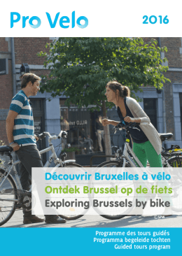 Découvrir Bruxelles à vélo Ontdek Brussel op de fiets