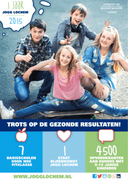 JOGG Jaarverslag 2015 - Stichting Welzijn Lochem