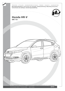 Honda HR-V - Anhängerkupplung