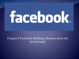 facebook: building a business in social graph