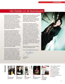 Het theater en de levenskunst