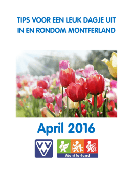 April 2016 - VVV Montferland