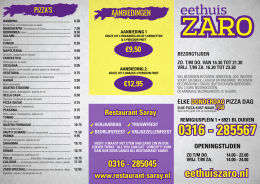 Eethuis Zaro controle.indd - Eethuis Zaro Duiven, Officiele Website