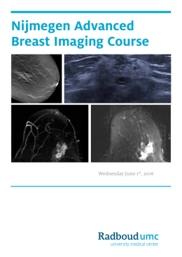 Nijmegen Advanced Breast Imaging Course