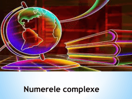 numere complexe
