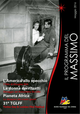 programma maggio 2016 - Cinema Massimo Torino