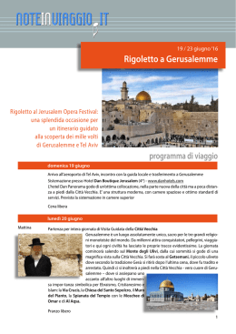 prenoat ora! - The Jerusalem Opera Festival