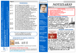 Leggi il notiziario clicca QUI - Parrocchia Santa Giovanna Antida