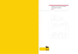 Relazione sul Governo Societario e gli Assetti Proprietari 2015