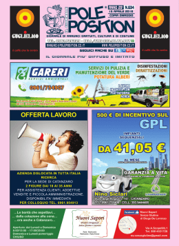 Per scaricare il Giornale in formato PDF clicca qui