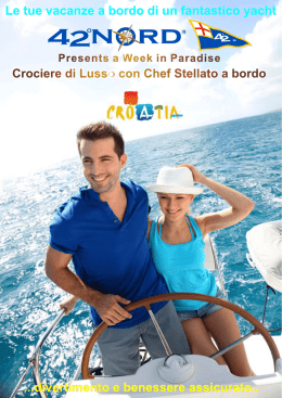 scarica la Brochure in PDF - Crociere in barca a vela in Croazia