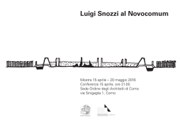 Luigi Snozzi al Novocomum