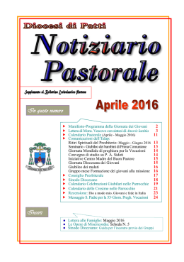 Notiziario Aprile 2016