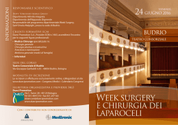 Week surgery e chirurgia dei laparoceli - Policlinico S.Orsola