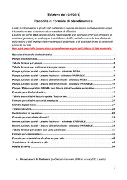 Formule per oleodinamica