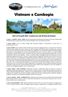Vietnam e Cambogia - CAM Viaggi Tour Operator
