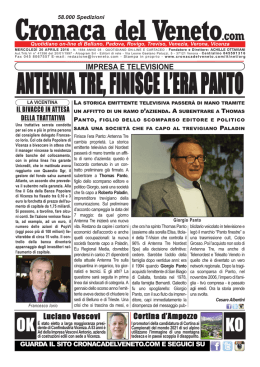 La Cronaca del Veneto 20 aprile 2016