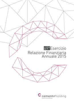 31 Dicembre 2015 Relazione Finanziaria