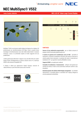 NEC_Datasheet_V552-italian italiano – PDF
