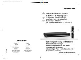 Design DVD/HDD-Rekorder mit DVB-T & Analog Tuner