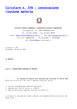 Maggiolini - ITCG Maggiolini