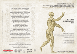 Leggi il programma - Dipartimento di Civilt&agrave; e Forme del sapere