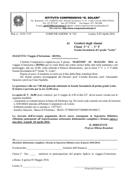 COM. N. 333 gita a ROMA_Lotto 3C-3F
