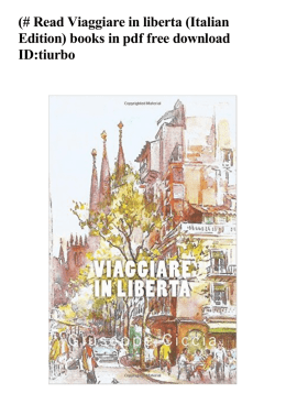 (# Read Viaggiare in liberta (Italian Edition) books in pdf free