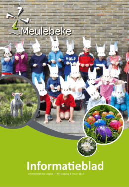Informatieblad maart 2016