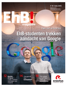 EhB-studenten trekken aandacht van Google