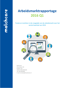 Arbeidsmarktrapportage 2016 Q1
