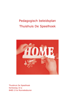 Pedagogisch beleid