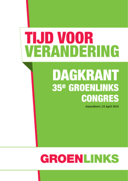 dagkrant - GroenLinks