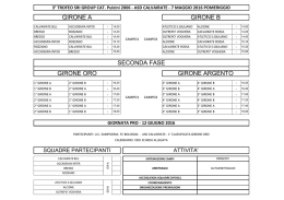 Calendario 2006 - asd calvairate